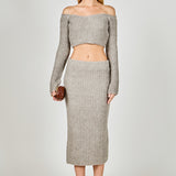 Women's Cropped Long Sleeve Sweater