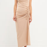 Cowl Neck Maxi Dress