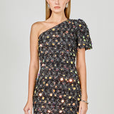 Premium One-Shoulder Sequin Mini Dress