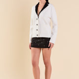 Premium Jewel Knit Blazer Cardigan