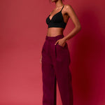 red high waisted dress pants Endless Rose