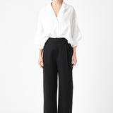 High-Waisted Suit Trousers