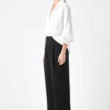 High-Waisted Suit Trousers