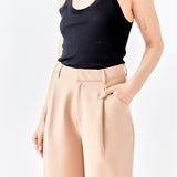 High-Waisted Suit Trousers