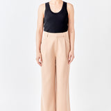 High-Waisted Suit Trousers
