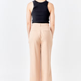 High-Waisted Suit Trousers
