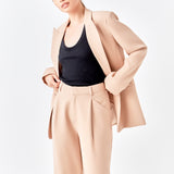 High-Waisted Suit Trousers