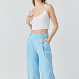 High-Waisted Suit Trousers