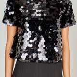 Sequin Crop Top