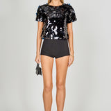 Sequin Crop Top