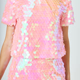 Sequin Crop Top
