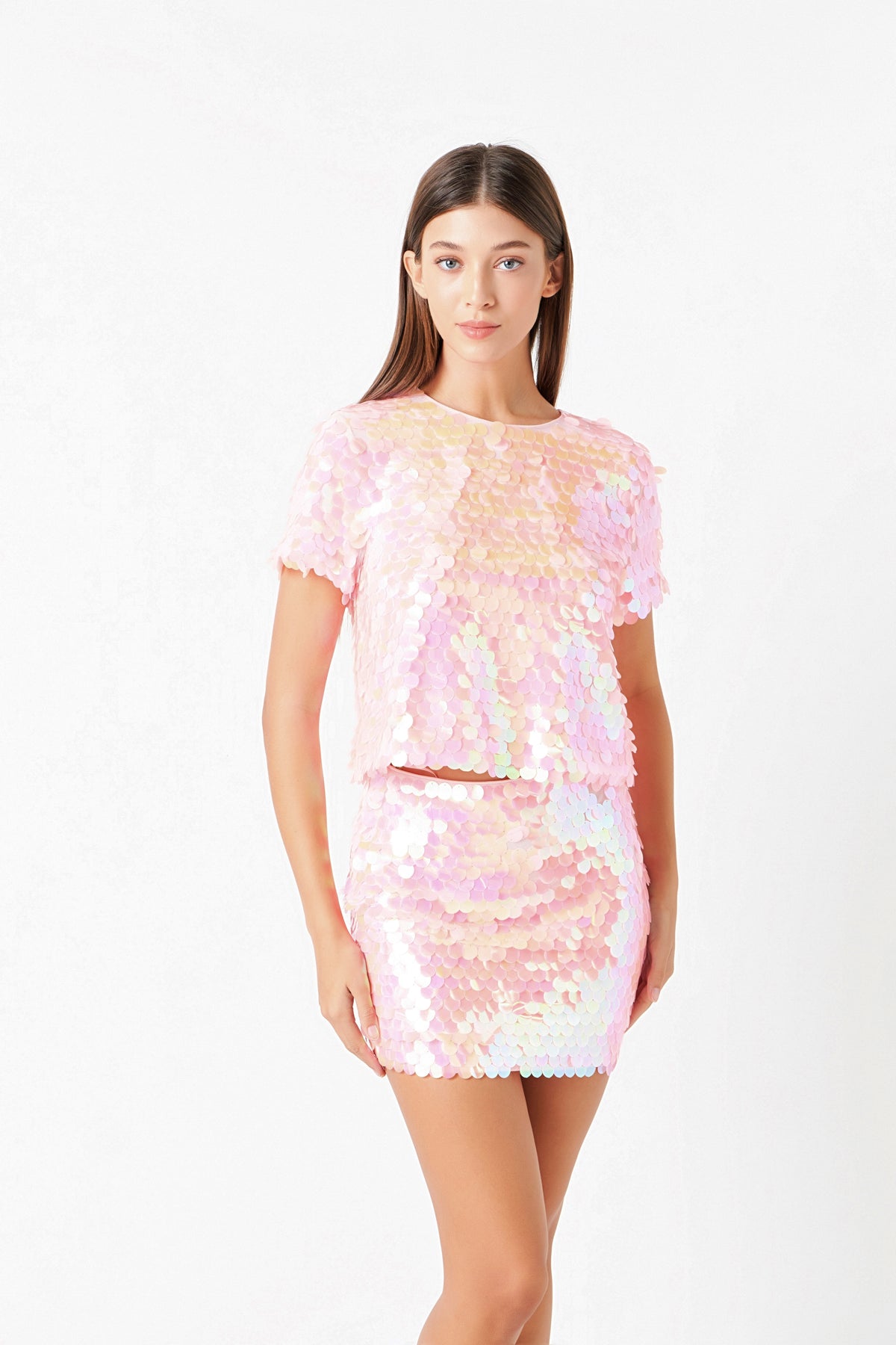 Sequin Mini Skirt