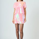 Sequin Mini Skirt