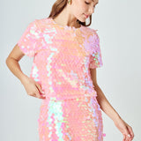 Sequin Mini Skirt