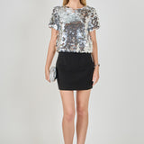 Sequin Crop Top
