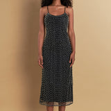 Premium Pearl Beaded Maxi Dress