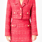 Premium Cropped Tweed Jacket