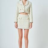 Premium Tweed Mini Skirt