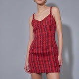 Sleeveless Tweed Mini Dress
