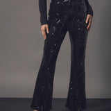 Sequin Flare Pants