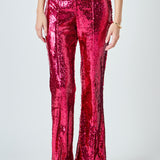 Sequin Flare Pants