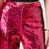 Sequin Flare Pants
