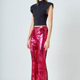 Sequin Flare Pants