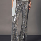 Sequin Flare Pants