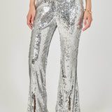 Sequin Flare Pants