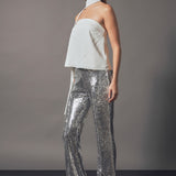 Sequin Flare Pants