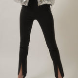 GREY LAB-Front Slit Flares-PANTS available at Objectrare