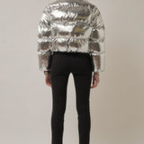 GREY LAB-Cropped Puffer Jacket-JACKETS available at Objectrare