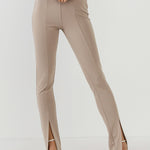 GREY LAB-Front Slit Flares-PANTS available at Objectrare