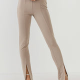 GREY LAB-Front Slit Flares-PANTS available at Objectrare