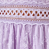 Long Sleeve Lace Mini Dress