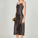 Midi Satin Slip Dress