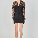Mini Dress With Glove Sleeves