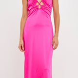 Cut Out Slinky Maxi Dress