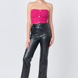 Boucle Crop Top