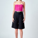 Boucle Crop Top