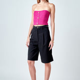 Boucle Crop Top