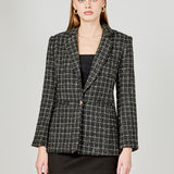 Tweed Single Breasted Blazer