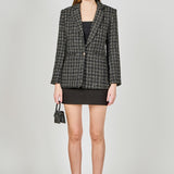 Tweed Single Breasted Blazer