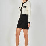 Cropped Button-Up Cardigan