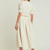 Premium Tweed Maxi Skirt