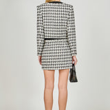 Premium Cropped Tweed Jacket With Fringe