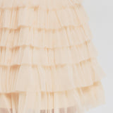 Tiered Tulle Mini Skirt