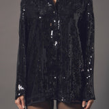 Sequins Dress Shirt