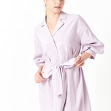 Belted Mini Shirt Dress
