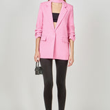Sleeve Cinched 3/4 Blazer
